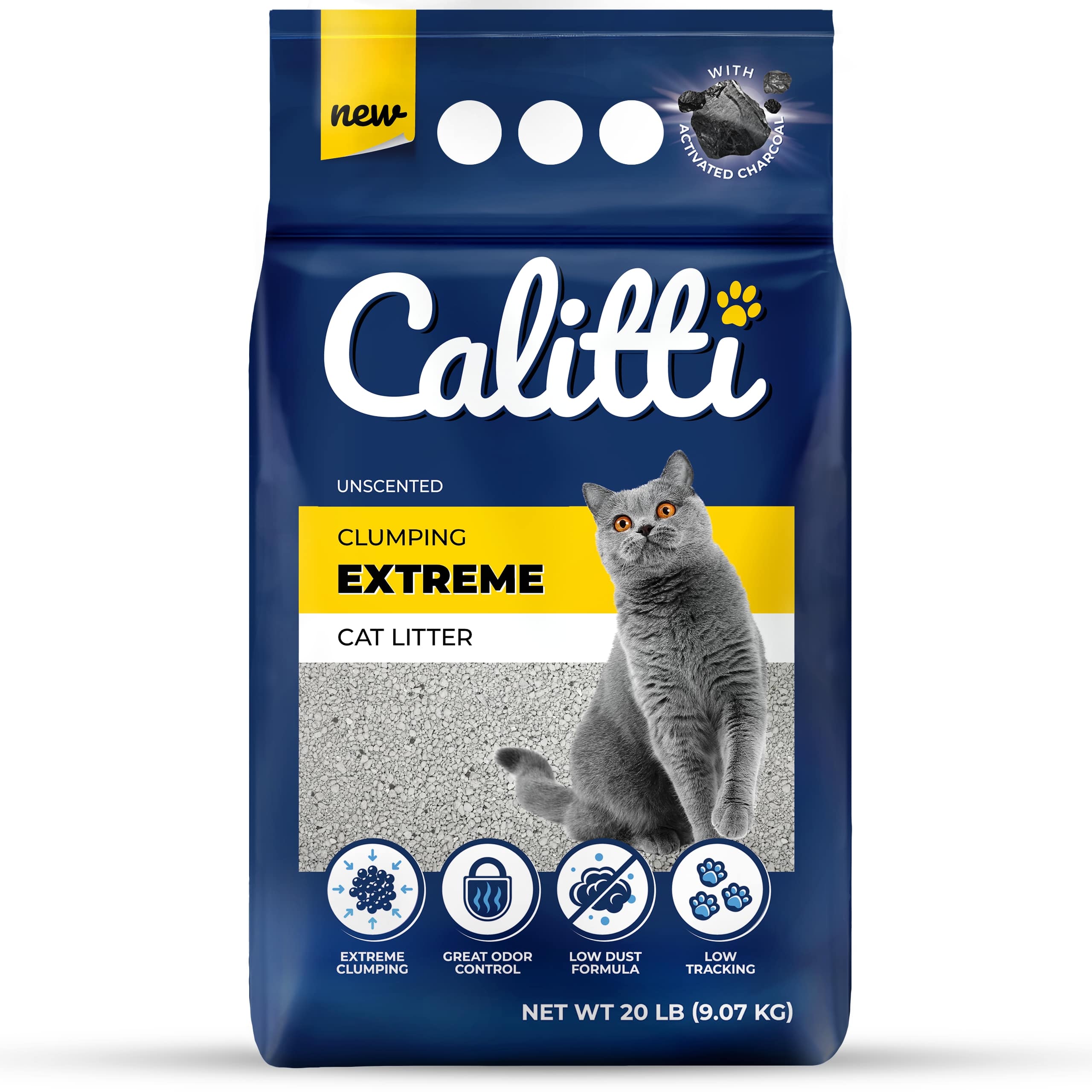 Calitti Extreme Clumping Cat Litter, 20 lbs - Buy Pet Shop