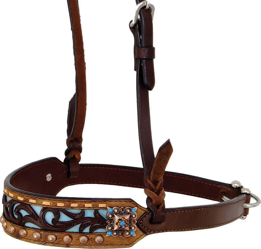 Rafter T Distressed Filigree Noseband - Buy Pet Shop