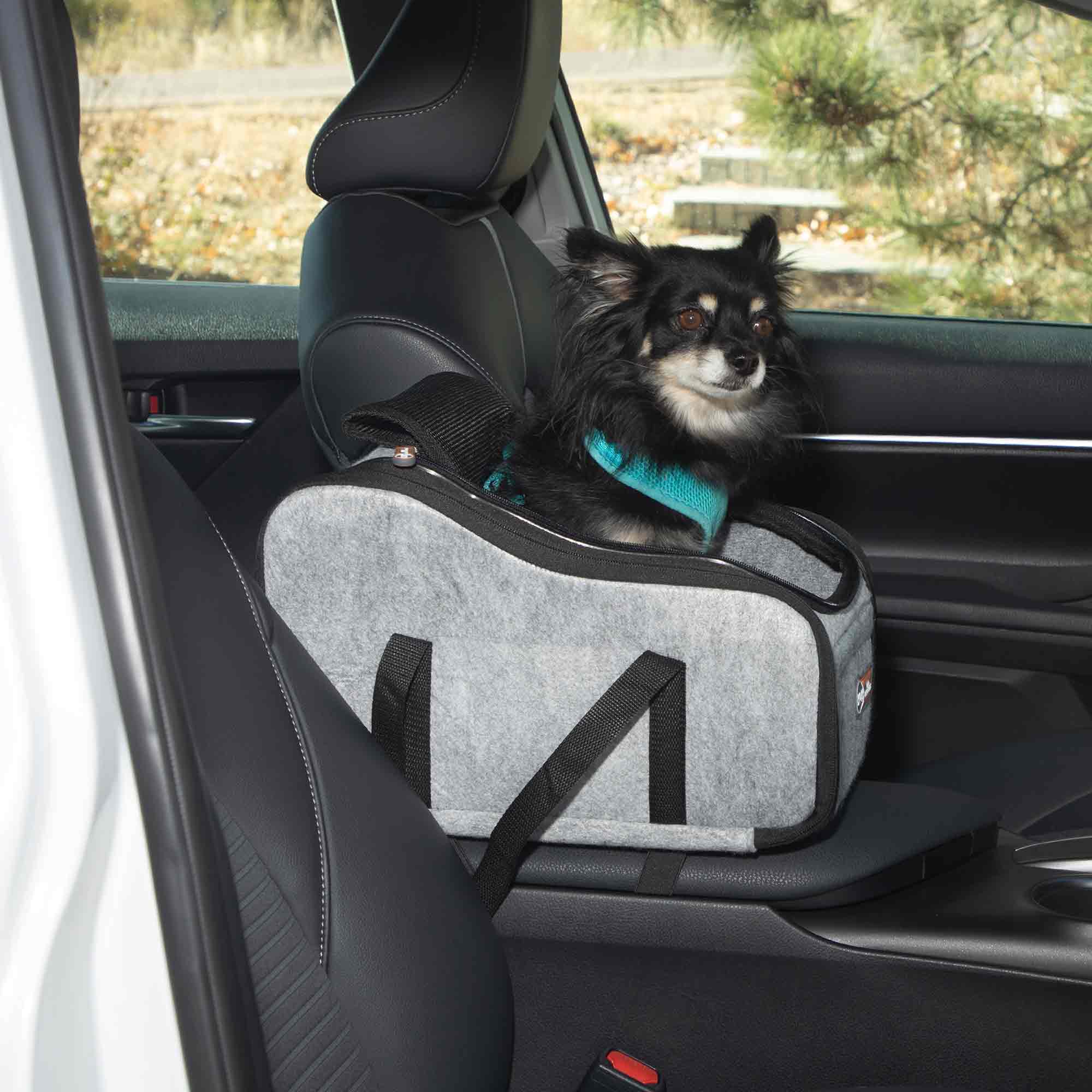 K&H Pet Products - Portable Pet Console Booster Dog Car Seat, Light Gray - Buy Pet Shop