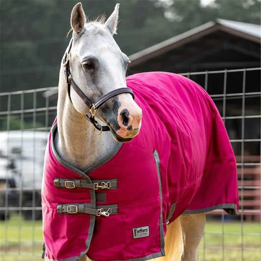 Romper Stomper Horse Turnout Sheet, 1680 Denier, Maroon/Gray - Buy Pet Shop