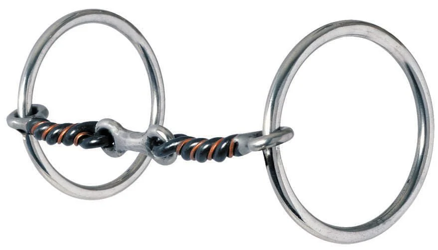 Reinsman Traditional Sweet and Sour Dog Bone Loose Ring Snaffle Bit - Buy Pet Shop