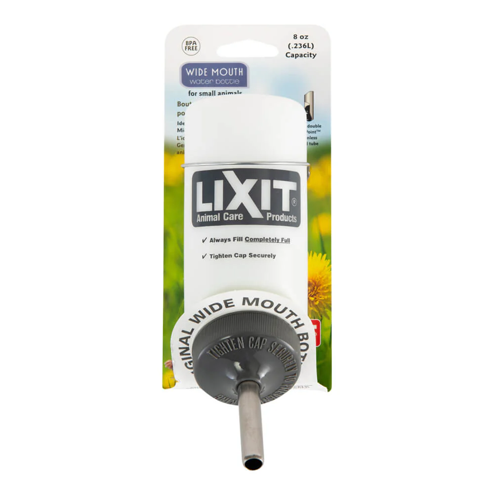 Lixit Plastic Wide Mouth Bottle - Buy Pet Shop