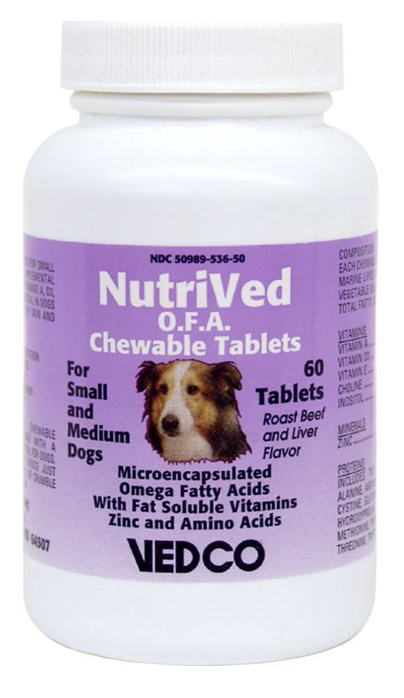 NutriVed O.F.A. for Small and Medium Dogs, 60 ct - Buy Pet Shop