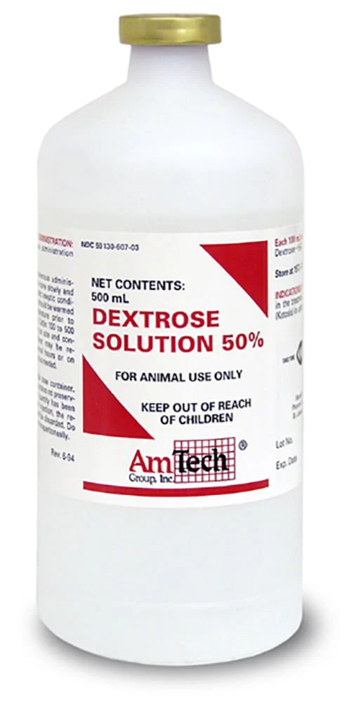 Dextrose 50% Injection, USP, 500 mL - Buy Pet Shop