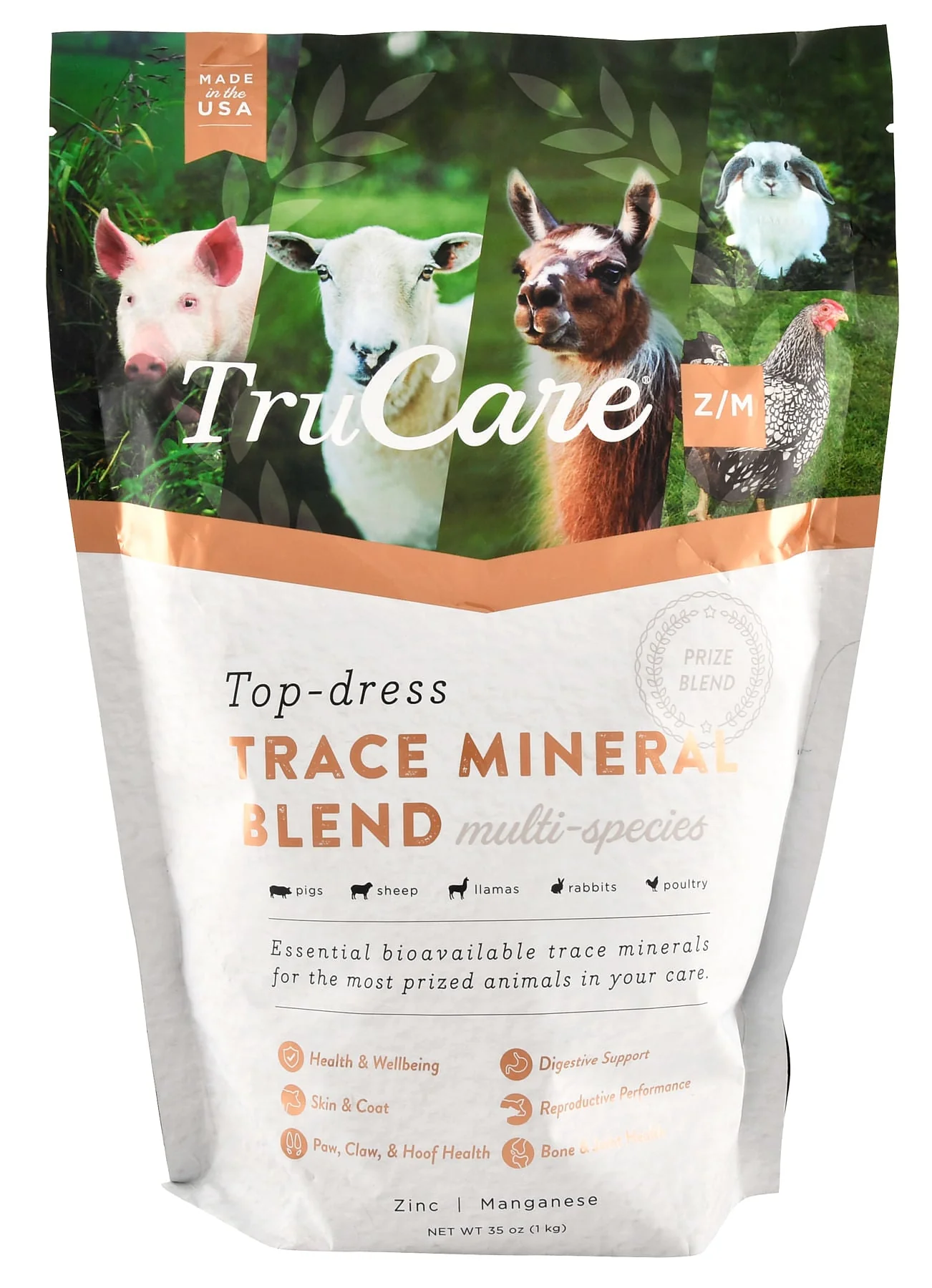 TruCare Z/M Top Dress Trace Mineral Blend for Multi Species, 35 oz - Buy Pet Shop
