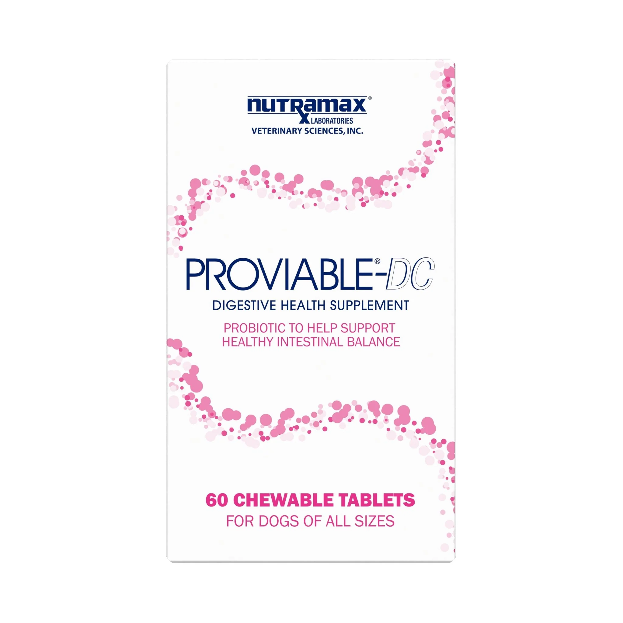 Nutramax Proviable-DC Chew Tablets for Dogs, 60 ct - Buy Pet Shop