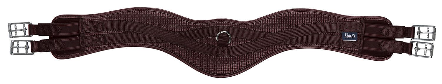 Shires Anti-Chafe Anatomic Girth, Brown - Buy Pet Shop