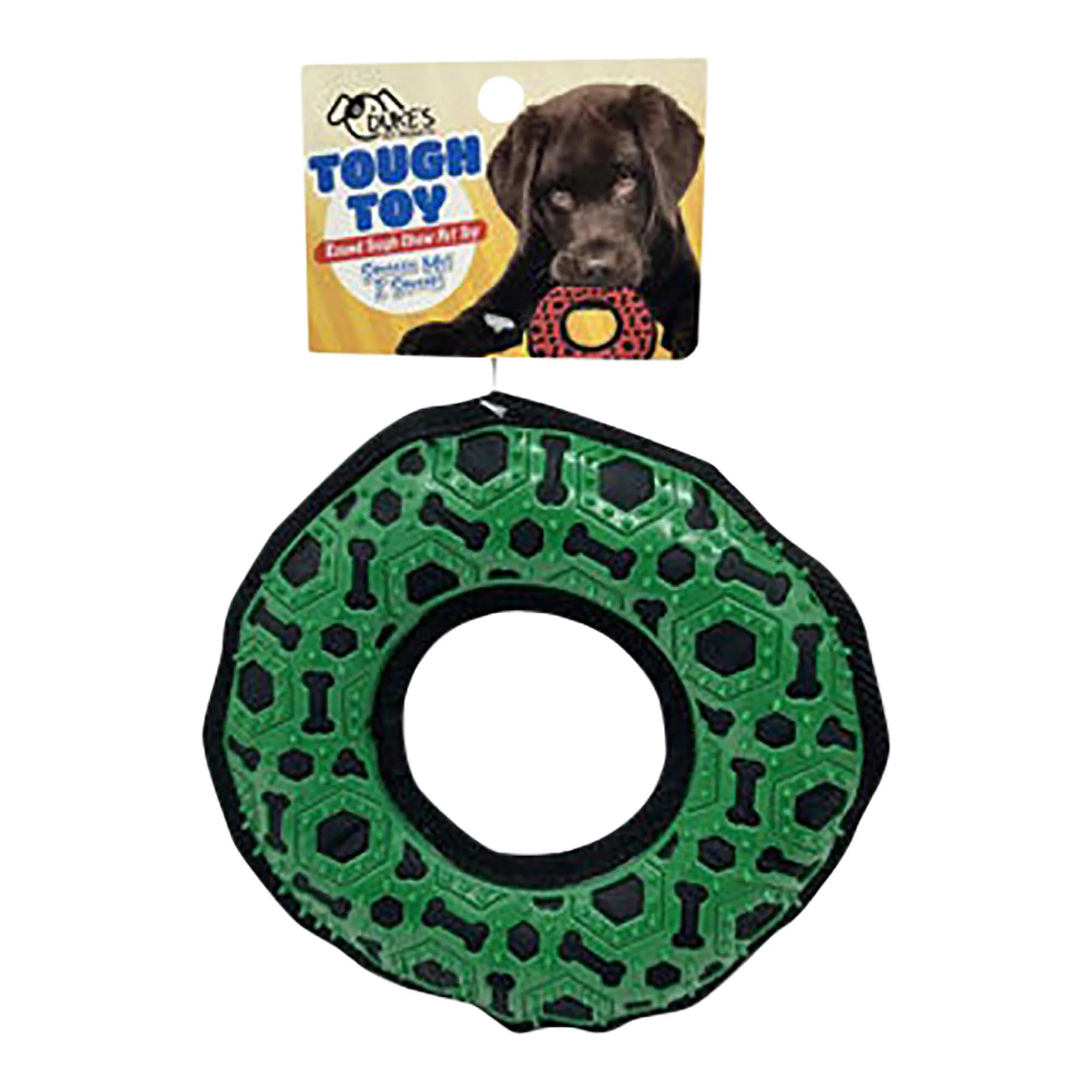 Round Chew Ring Squeaking Fetch Toy, 7.5