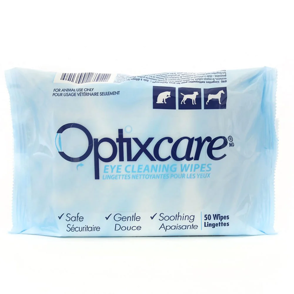 Optixcare Eye Cleaning Wipes for Animals, 50 Wipes - Buy Pet Shop