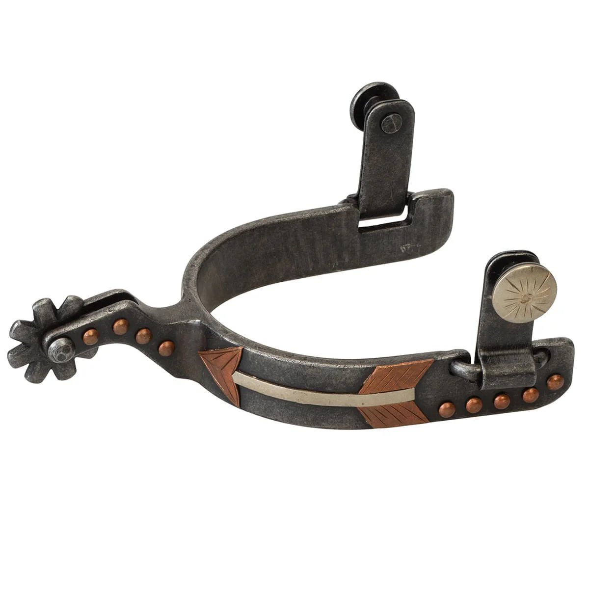 Ladies' Buffed Black Arrow Spurs - Buy Pet Shop