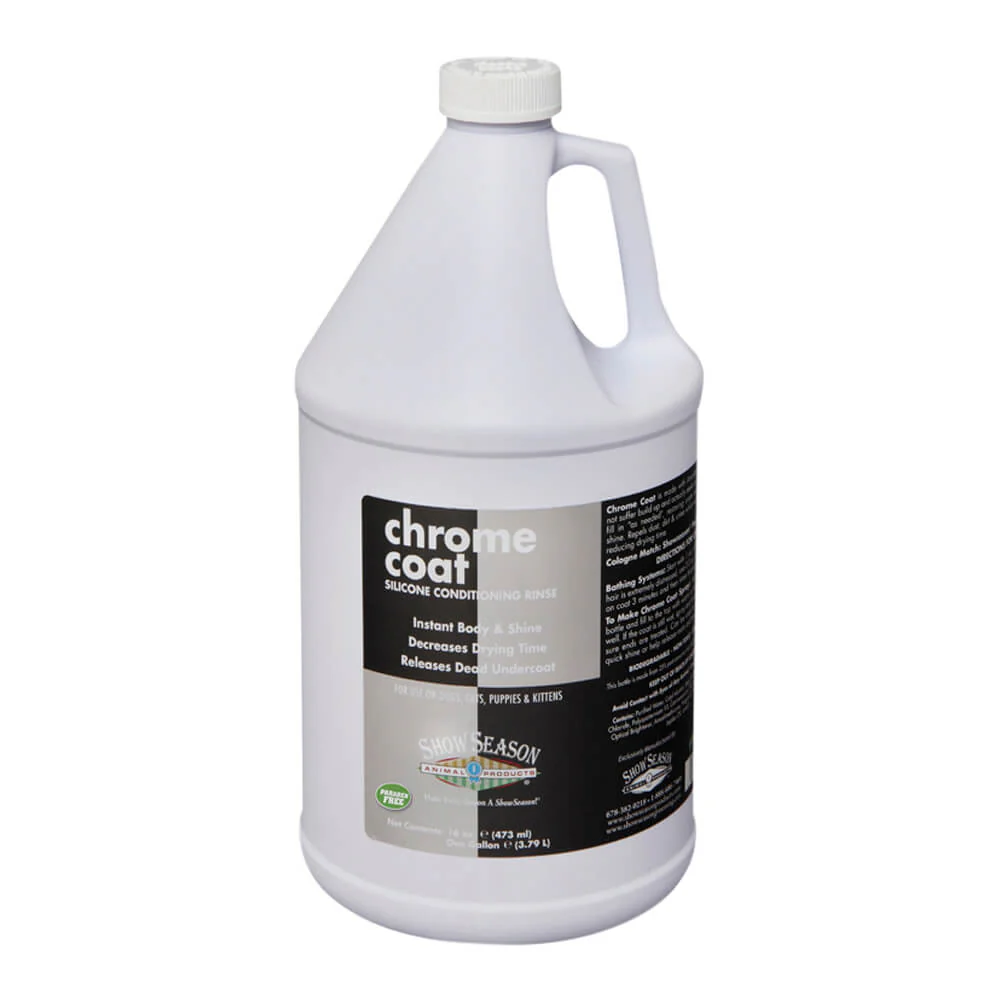 Chrome Coat Silicone Conditioning Rinse, Gallon - Buy Pet Shop