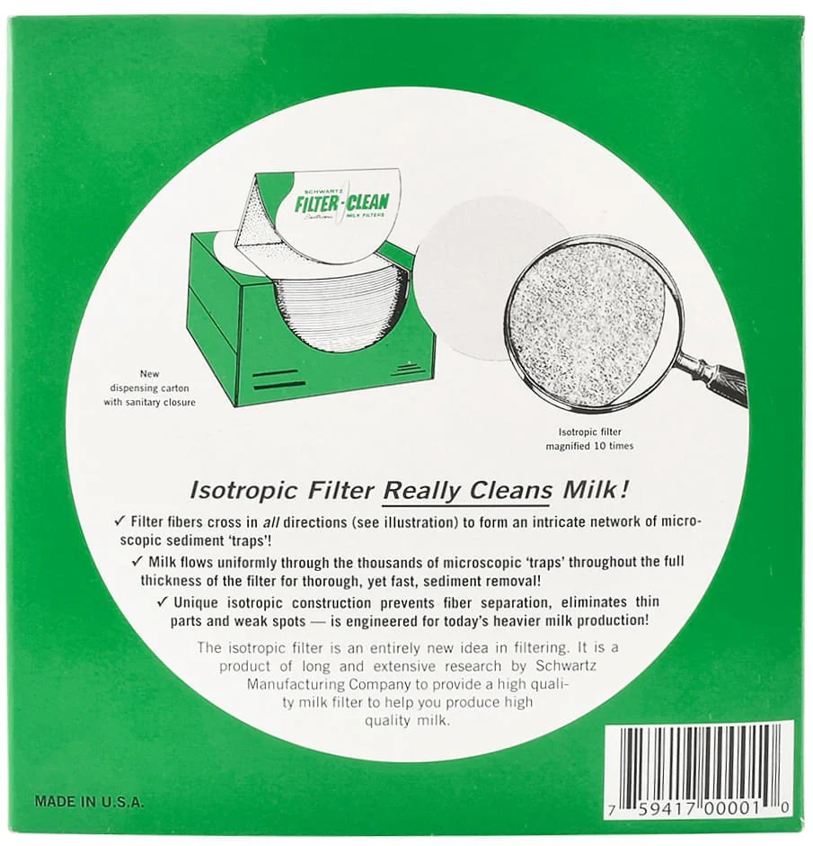 Schwartz Filter-Clean Disc Milk Filters - Buy Pet Shop