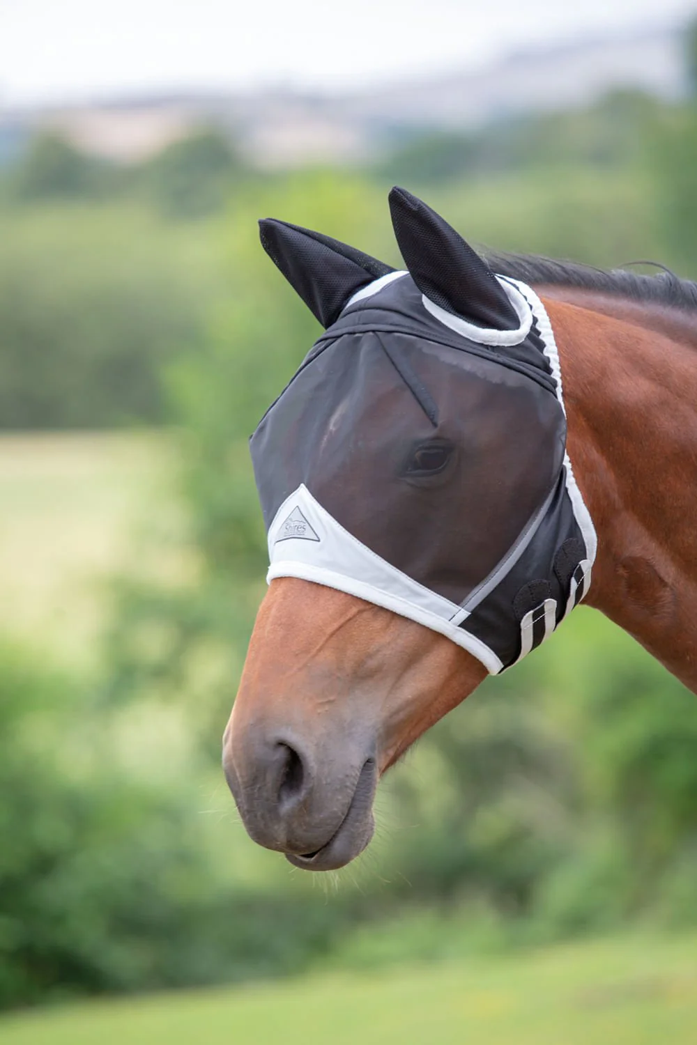 Shires Fine Mesh Horse Fly Mask with Ears - Buy Pet Shop