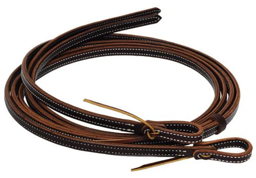 Professional's Choice Oiled 2-Ply Latigo Reins, Burgundy - Buy Pet Shop