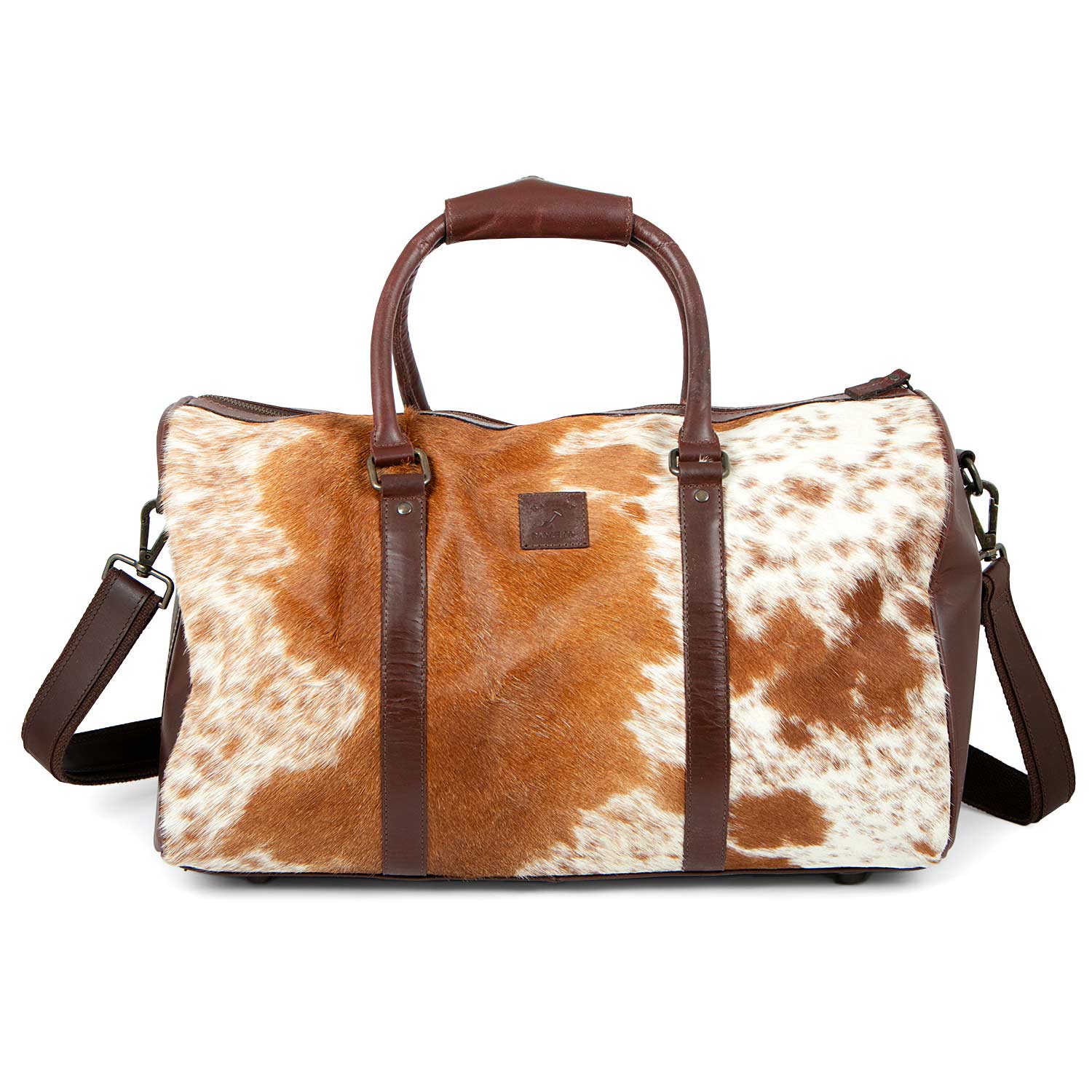 Cowhide Overnight Duffel Bag - Buy Pet Shop