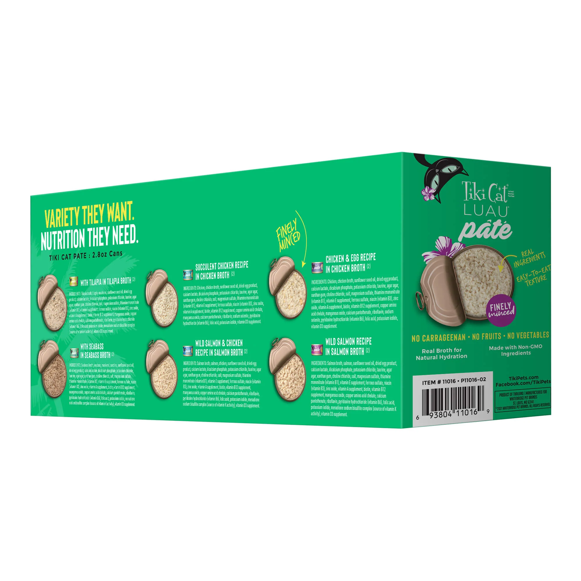 Tiki Cat Luau Pat�� Wet Cat Food, Variety Pack - Buy Pet Shop