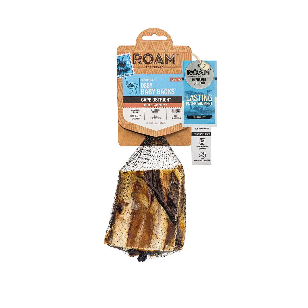 Roam Dog Treats Ossy Baby Backs 2pk, 1/4 Rack - Buy Pet Shop