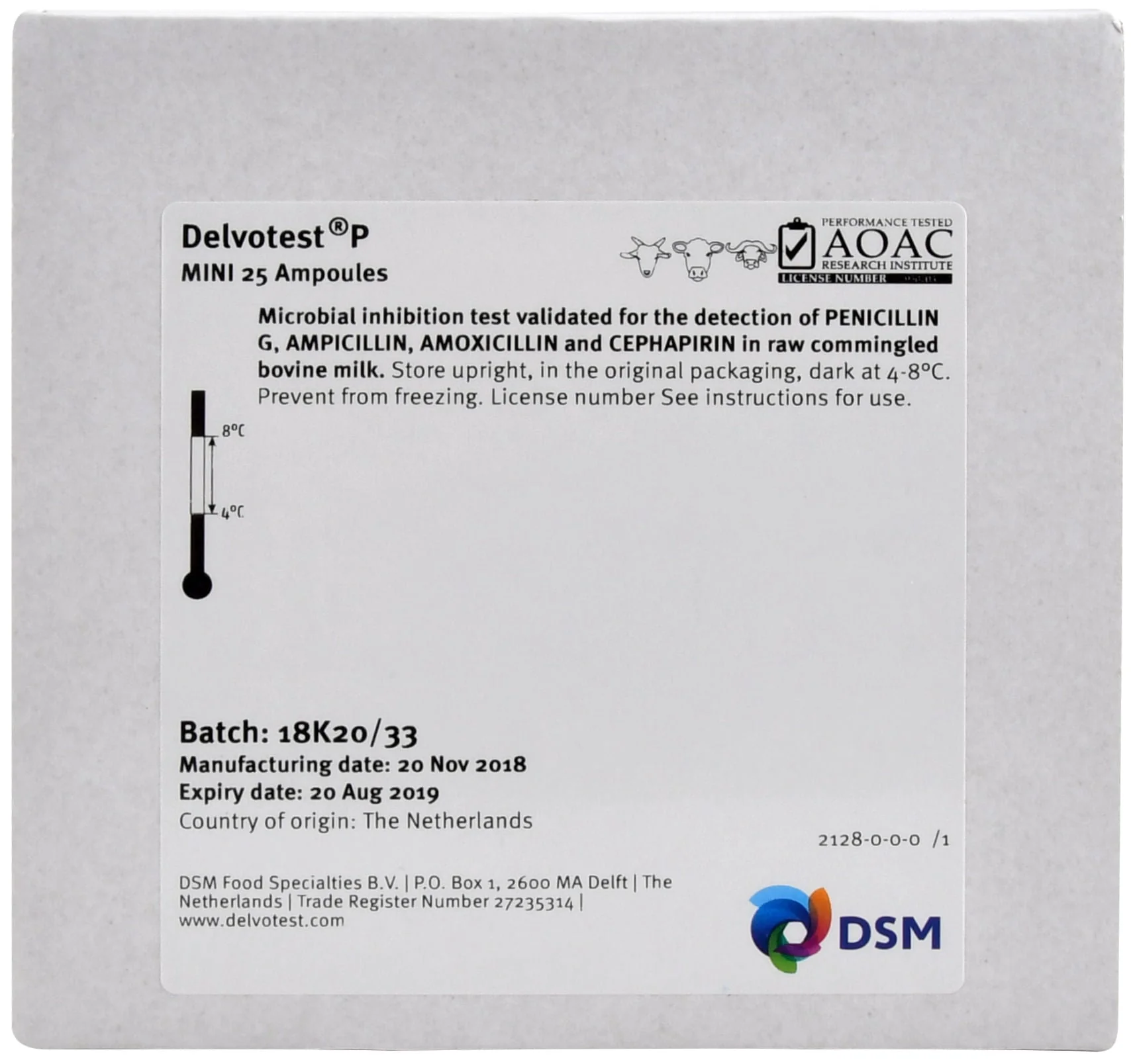 Delvotest Mini P Milk Test - Buy Pet Shop