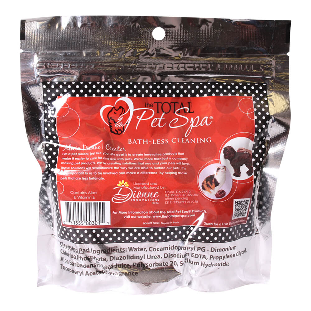 The Total Pet Spa Bath-Less Cleaning Pads, 16 ct - Buy Pet Shop