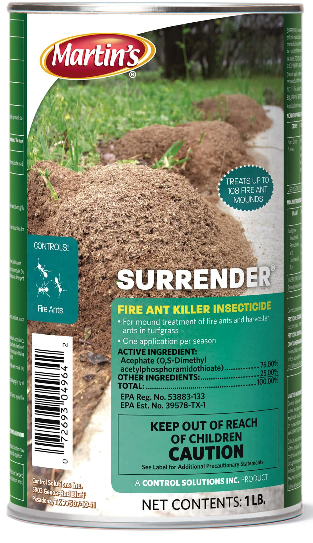 Martin's Surrender Fire Ant Killer - Buy Pet Shop