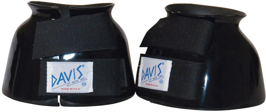 Davis Pro-Fit Bell Boots, Black, Medium - Buy Pet Shop