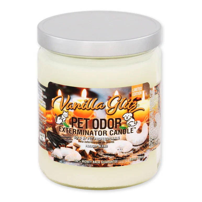 Pet Odor Exterminator Candle, Vanilla Glitz, 13 oz - Buy Pet Shop