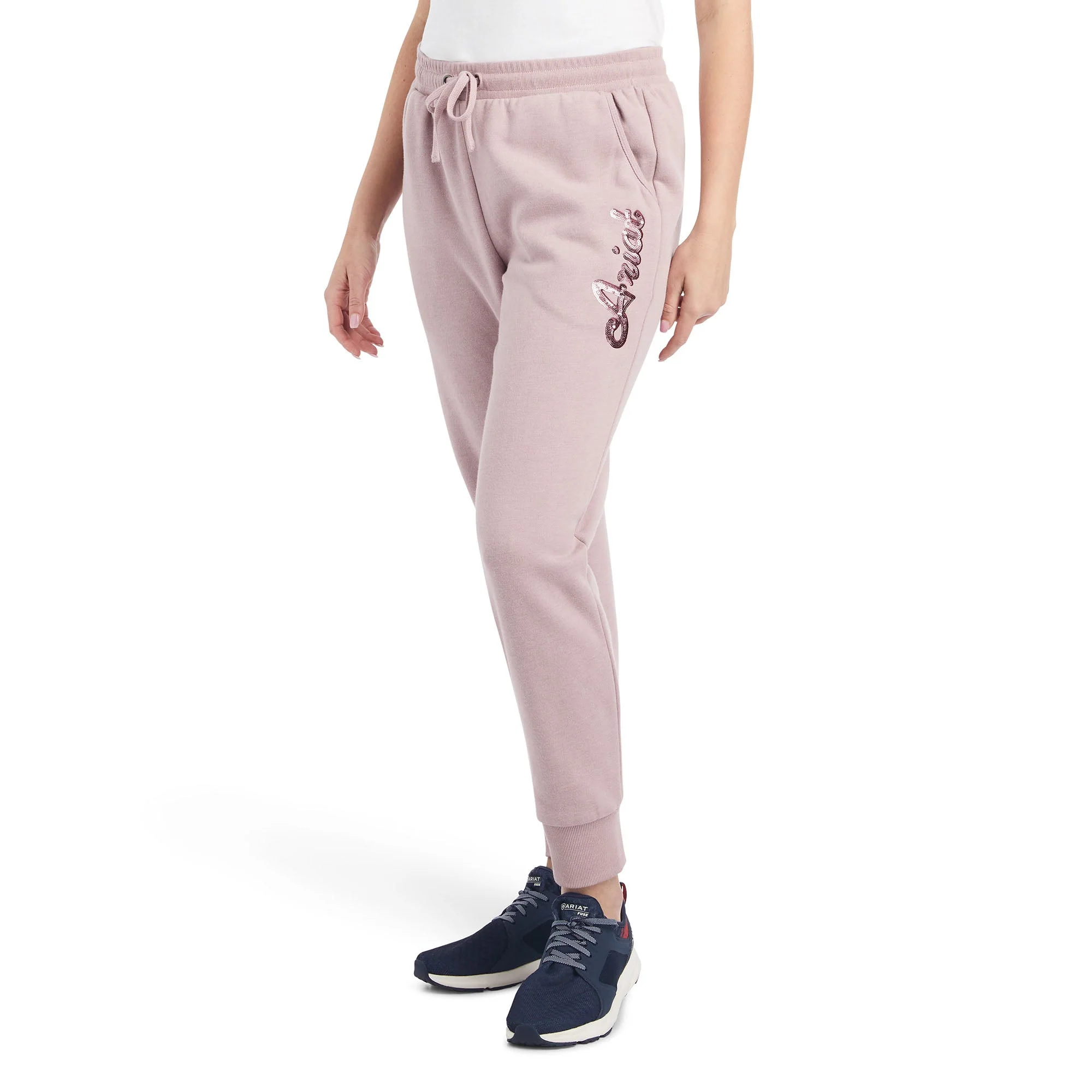 Ariat Women's Real Sweatpant Joggers, Rose Heather - Buy Pet Shop