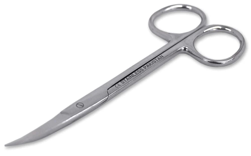 Iris Scissors, Curved, 4.5