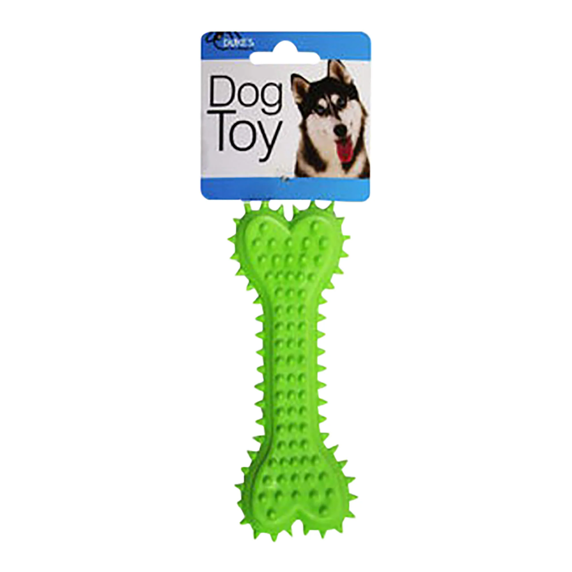 Spike Bone Dog Chew Toy, Assorted, 5