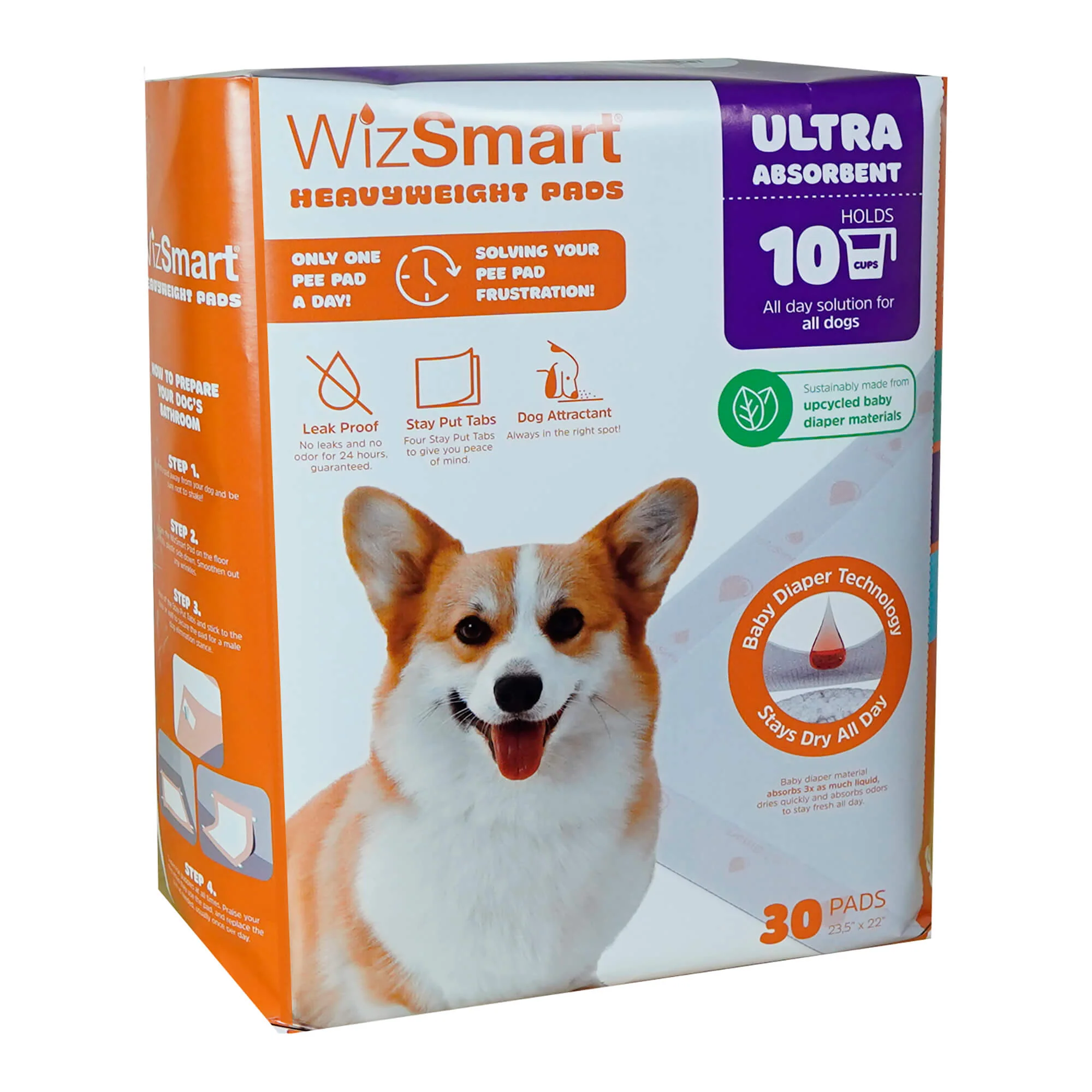 Wizsmart Heavyweight Ultra Absorbent Pads - Buy Pet Shop