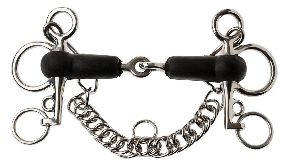 Korsteel Rubber Mouth Pelham Snaffle Bit - Buy Pet Shop