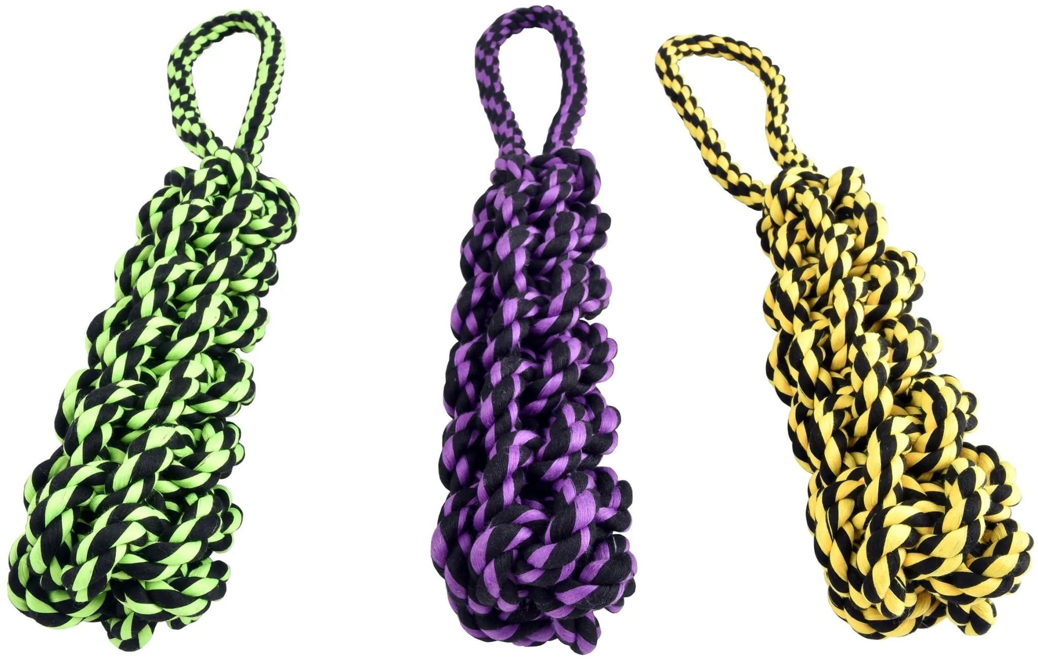 Nuts for Knots Rope Tug with Braided Stick, 16