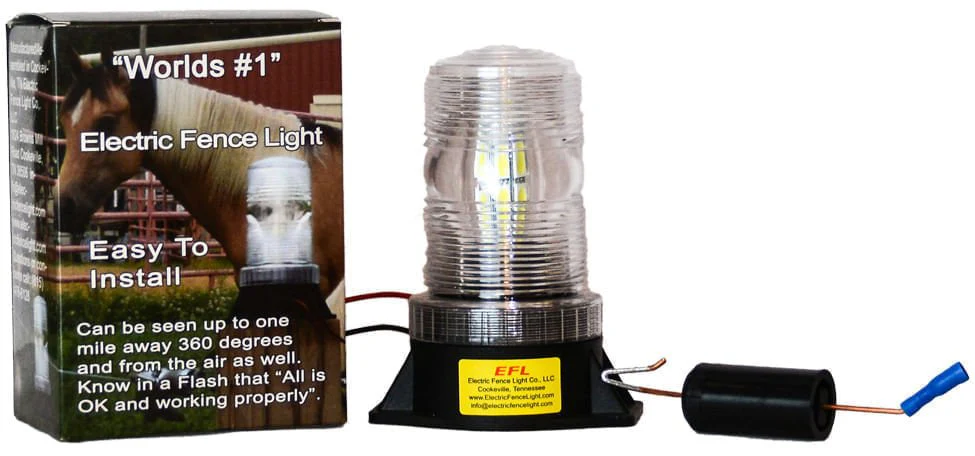 Electric Fence Light with LED Bulb - Buy Pet Shop