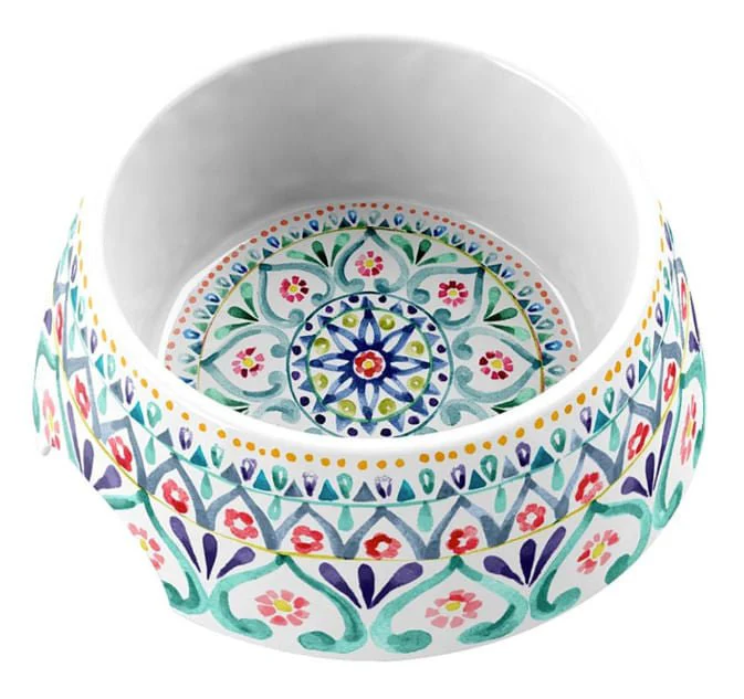 Boho Medallion Pet Bowl - Buy Pet Shop