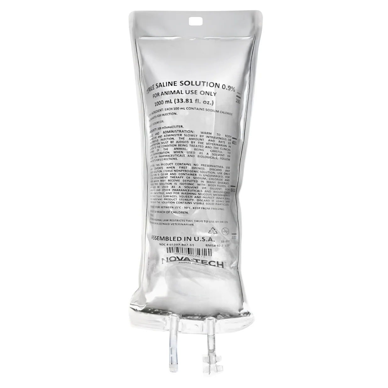 Rx Sodium Chloride Injection 0.9% x 1000ml bag - Buy Pet Shop