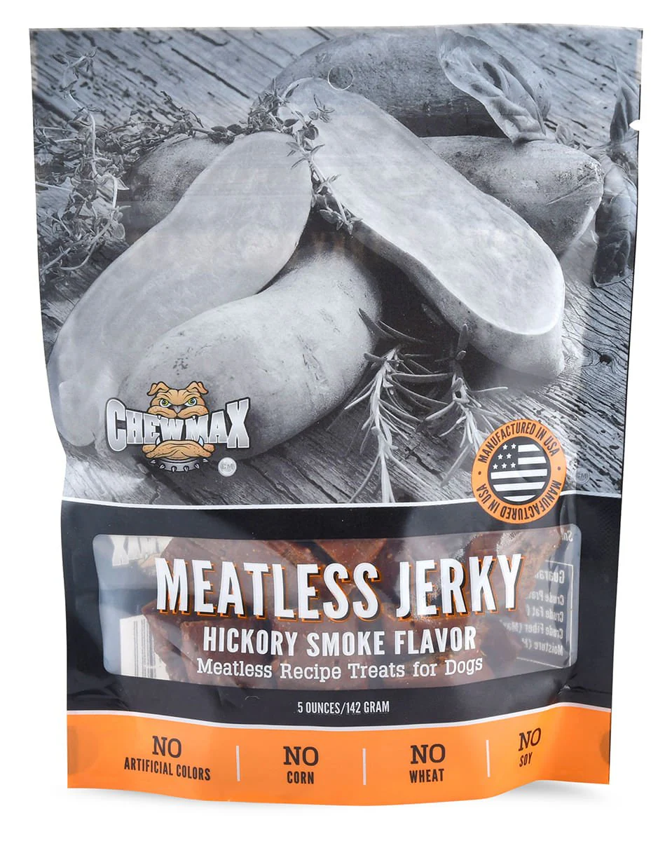 ChewMax Meatless Jerky, Hickory Smoke Flavor, 5 oz - Buy Pet Shop