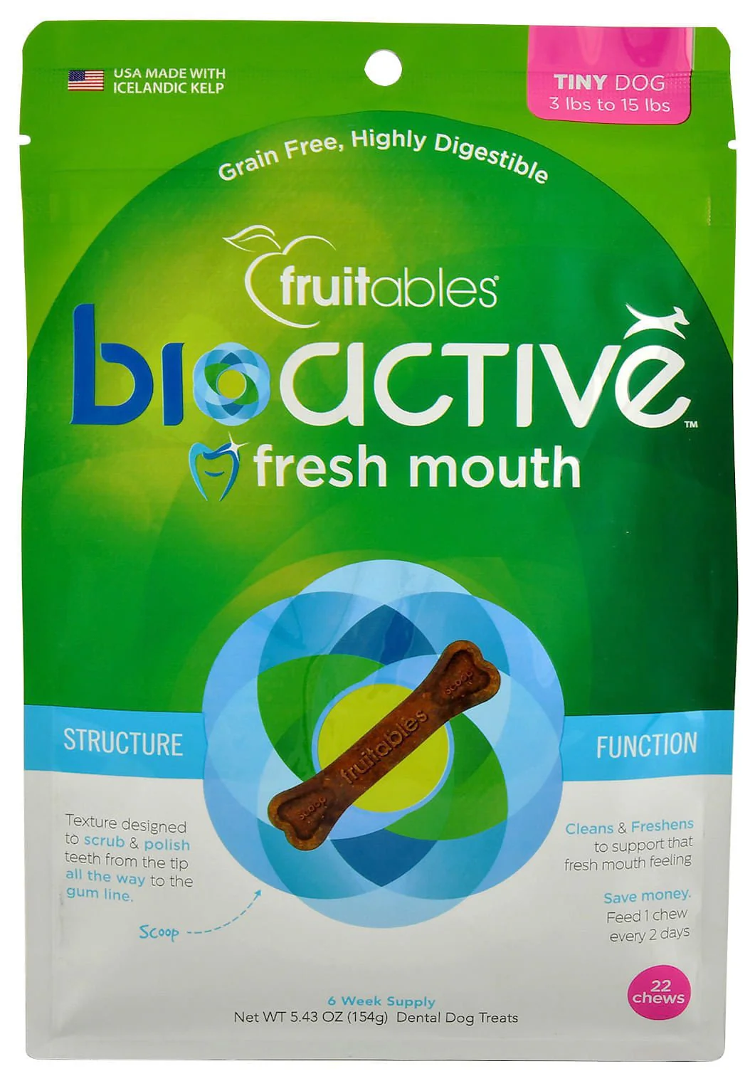 Fruitables BioActive Fresh Mouth Dental Chews - Buy Pet Shop