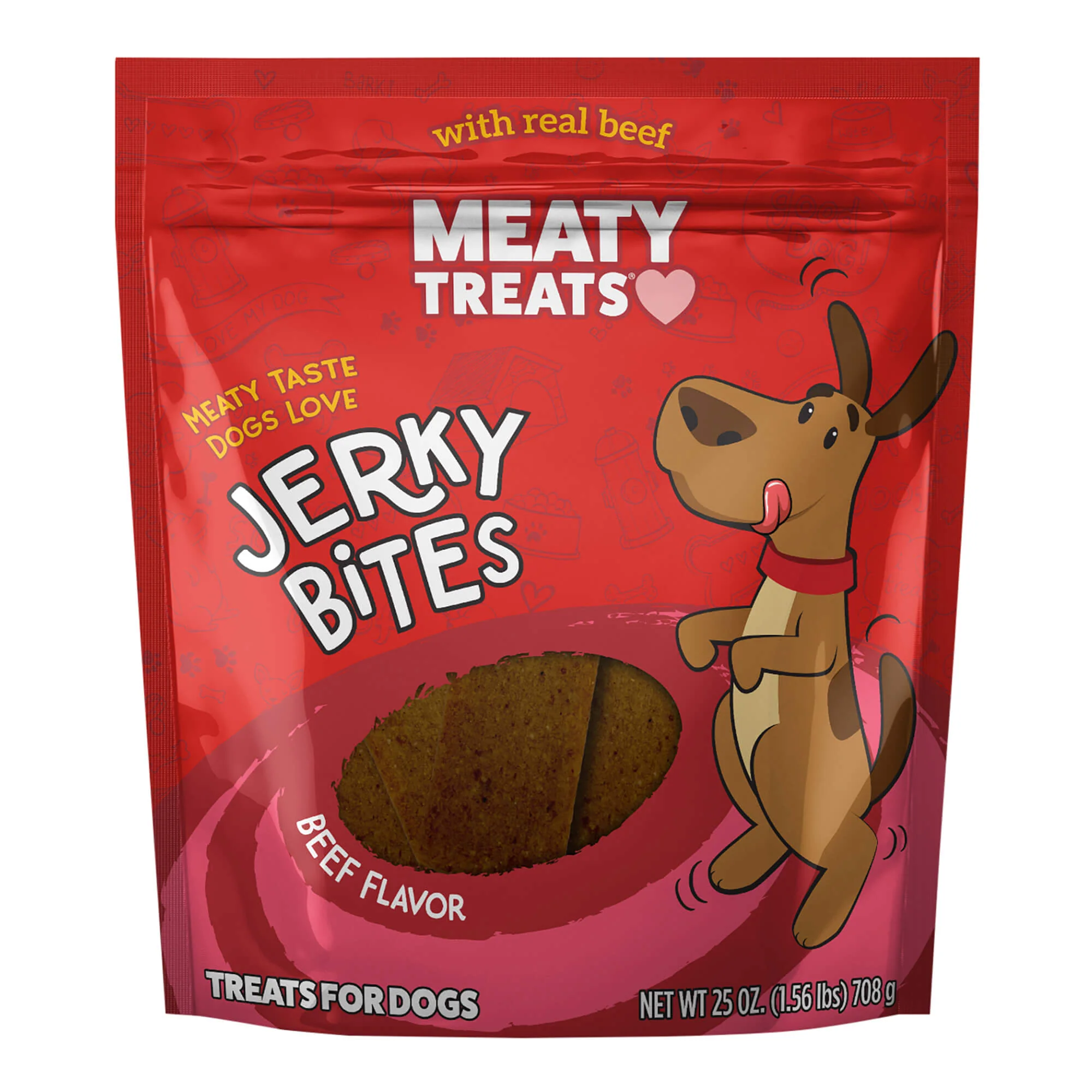 Meaty Treats Beef Jerky Bites, 25 oz - Buy Pet Shop