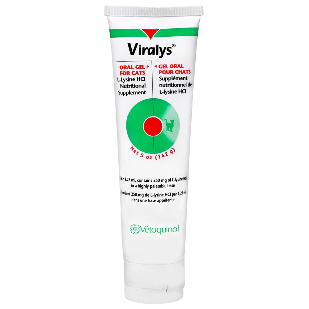 Vetoquinol Viralys Gel, 5 oz Tube of L-Lysine - Buy Pet Shop