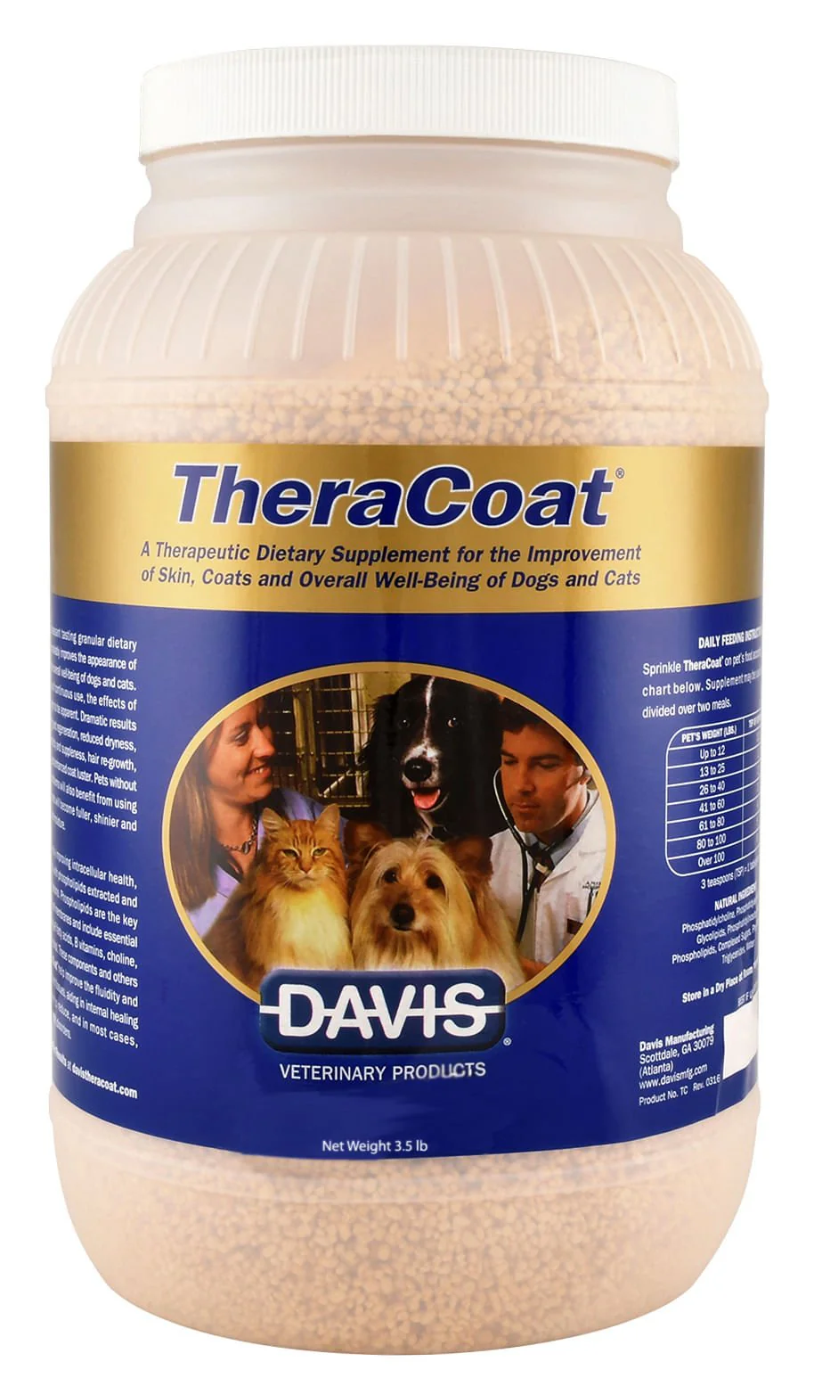 TheraCoat Skin & Coat Supplement for Dogs & Cats - Buy Pet Shop