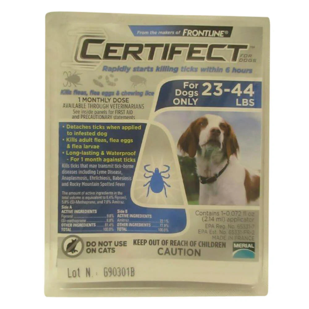 Certifect Flea & Tick for Dogs - Buy Pet Shop