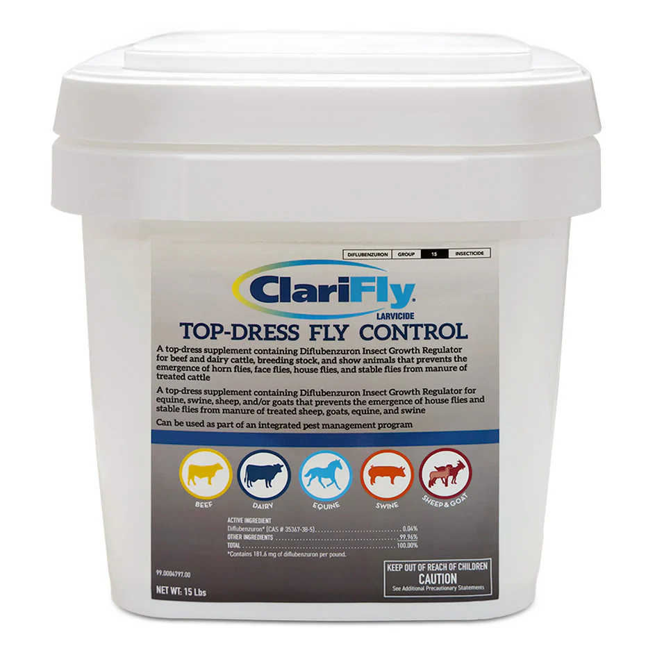 ClariFly Larvicide Top-Dress Fly Control, 15 lbs - Buy Pet Shop