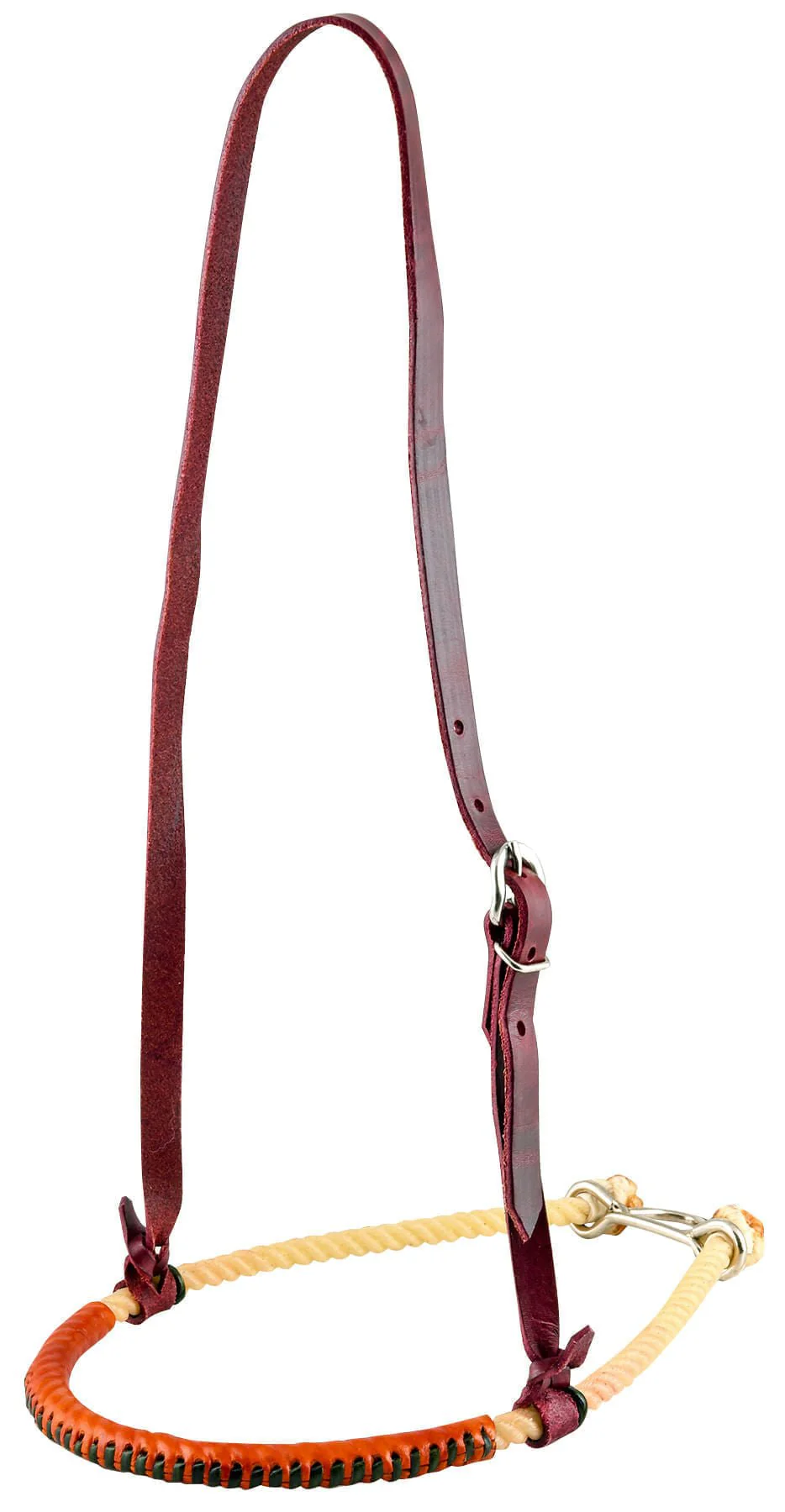 Oxbow Leather Covered Single Rope Noseband for Horses - Buy Pet Shop