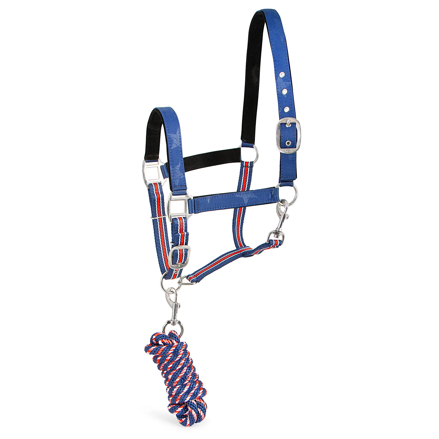 Poplar Head Nylon Horse Halter & Lead Matching Set, Full Size - Buy Pet Shop