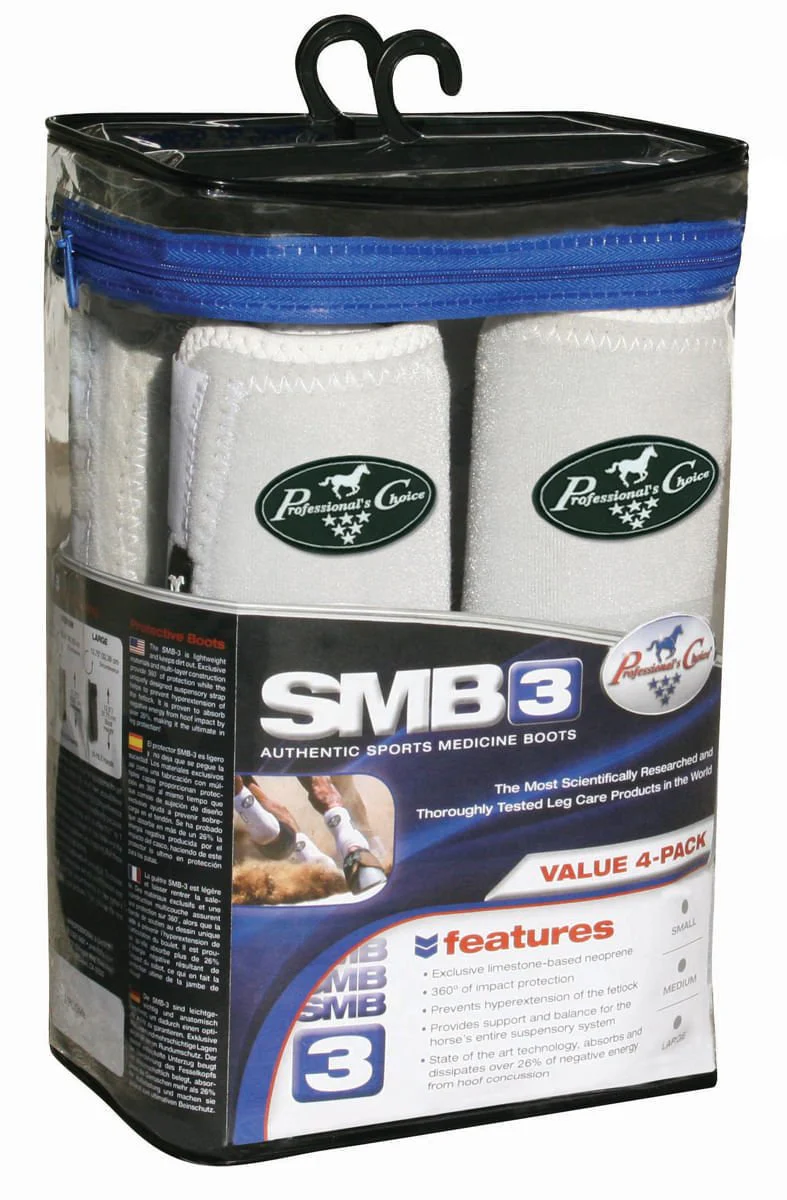 Professional's Choice SMB 3 Spots Medicine Boots for Horses Value Pack (set of 4) - Buy Pet Shop