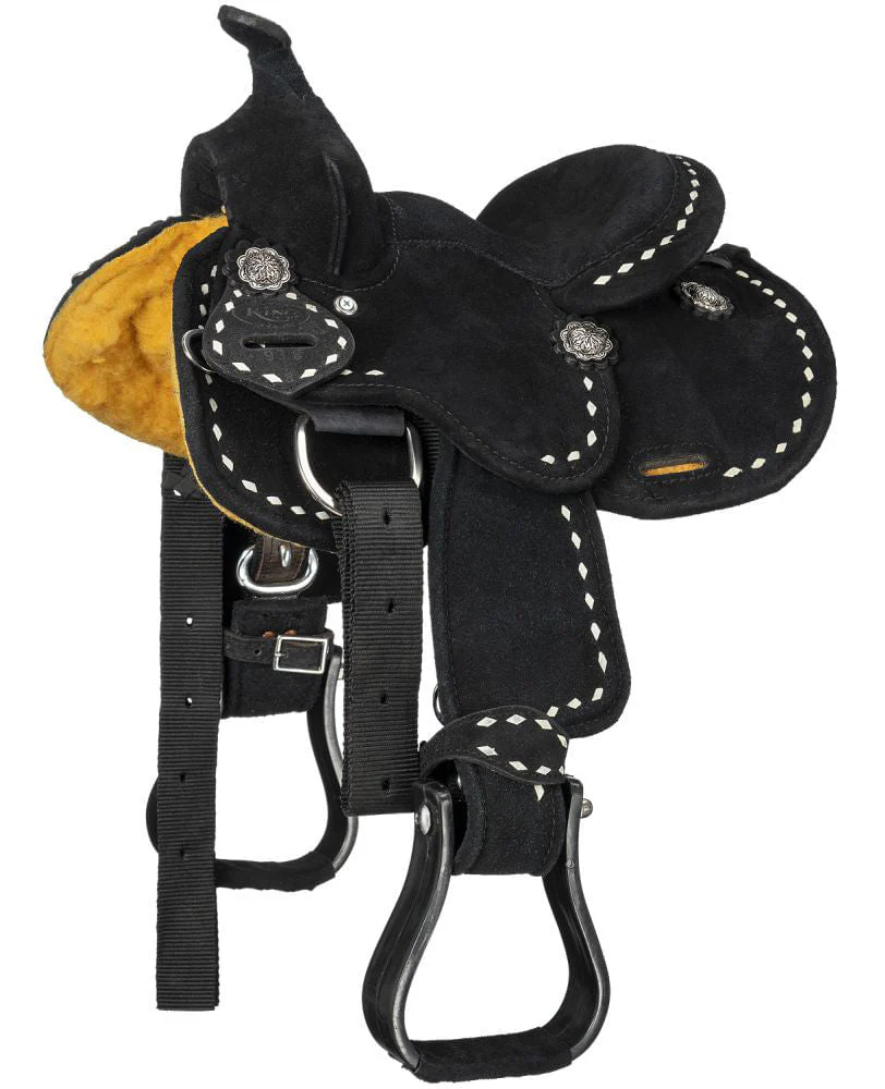 King Series Mini Stratford Suede Barrel Saddle - Buy Pet Shop