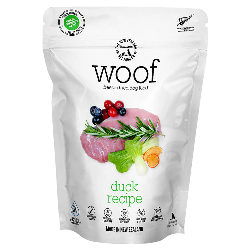 Woof Duck Freeze Dried Dog Food, 9.9 oz - Buy Pet Shop