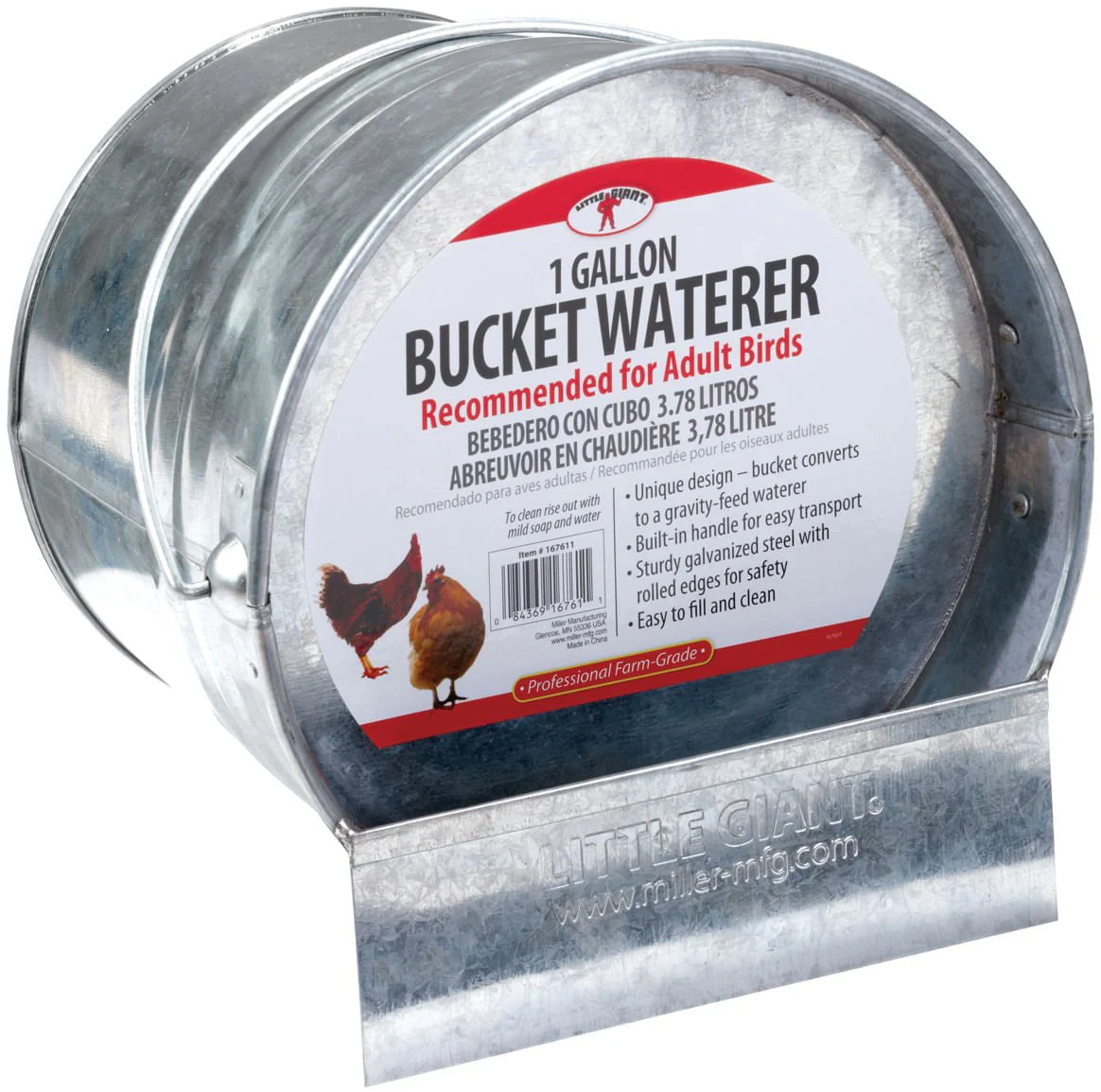 Little Giant Bucket Poultry Waterer, 1 gallon - Buy Pet Shop