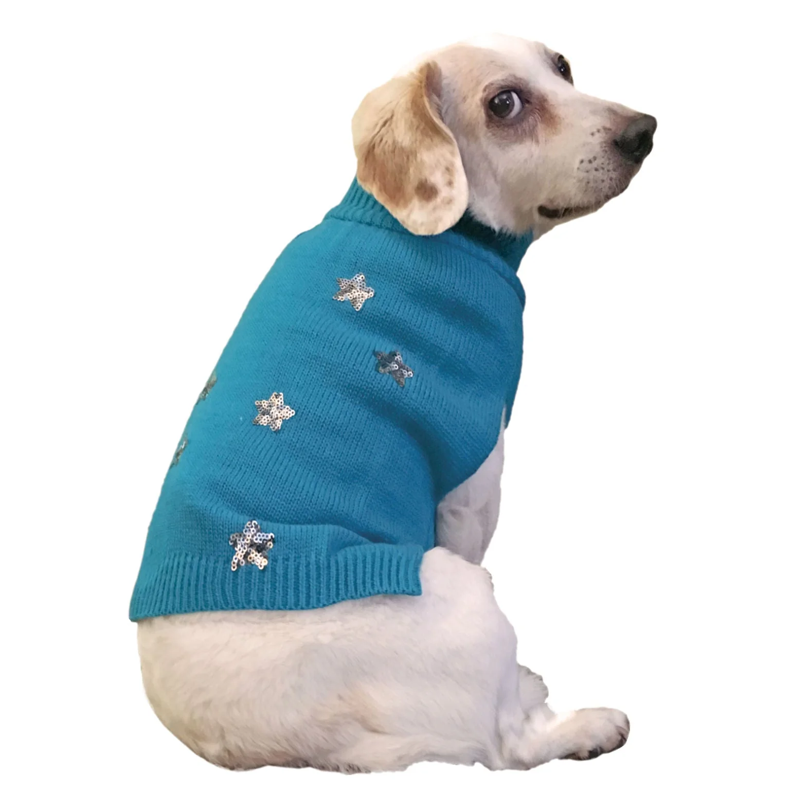 Sequin Stars Dog Sweater - Buy Pet Shop