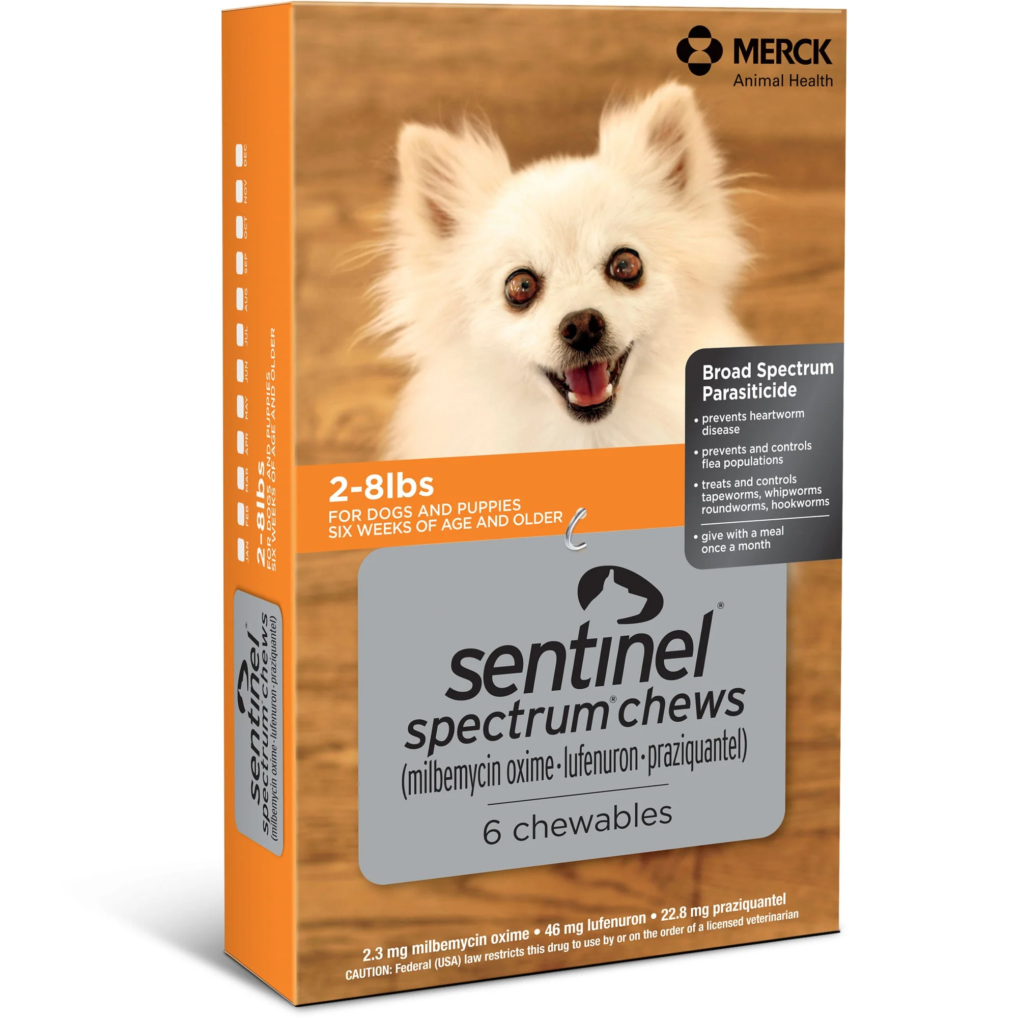Sentinel Spectrum Chews for Dogs, 6 Chews - Buy Pet Shop
